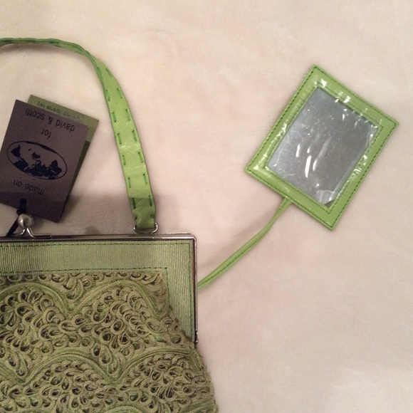 David & Scotti Italian Macrame Leather Handbag - Picture 5 of 8